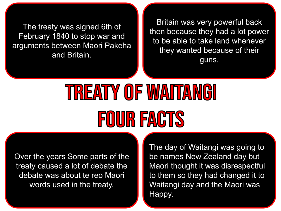 4 Facts Treaty Of Waitangi Eve Pt England School   Eve Treaty Of Waitangi Four Facts 